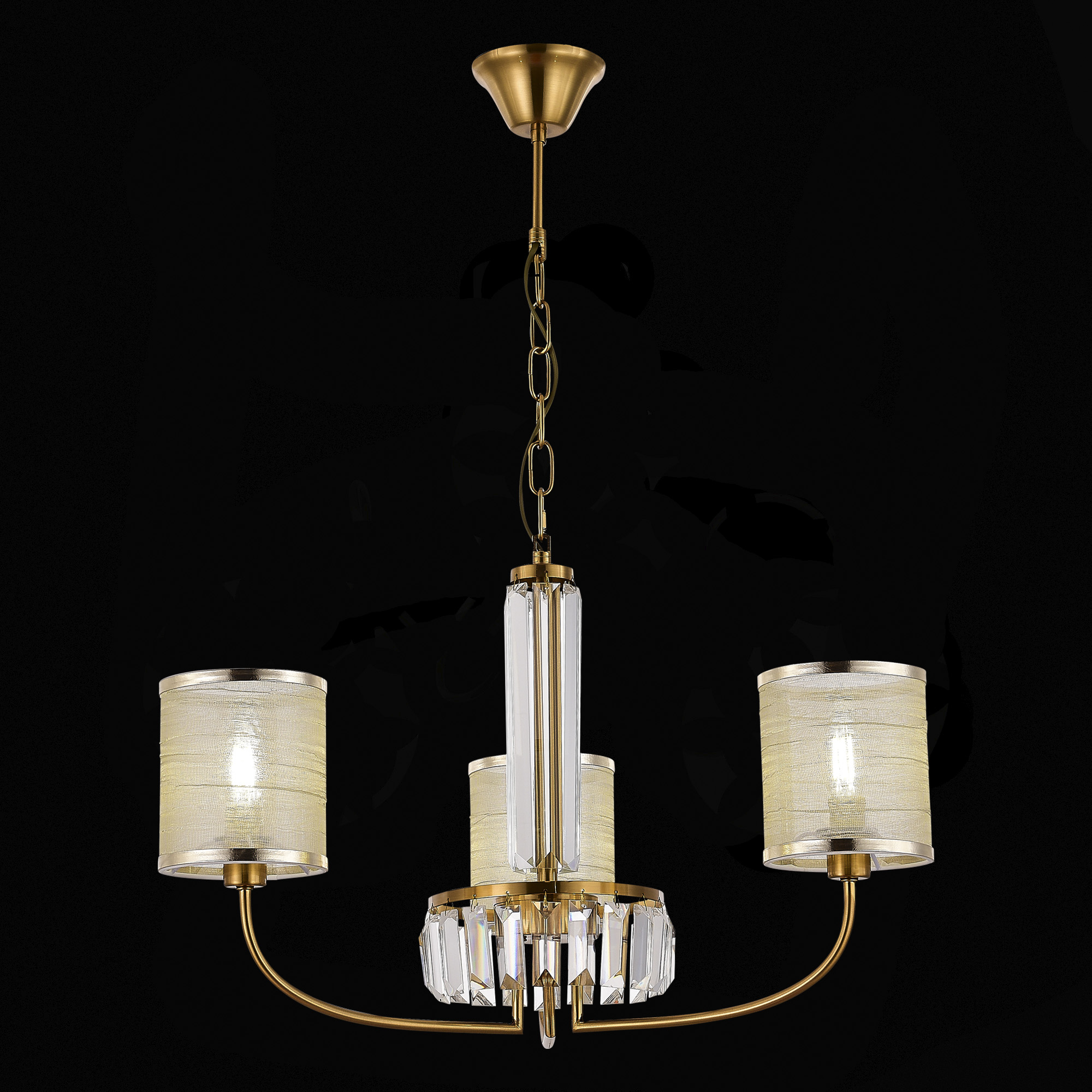 картинка SLE1119-303-03 Светильник подвесной Латунь/Шампань E14 3*40W