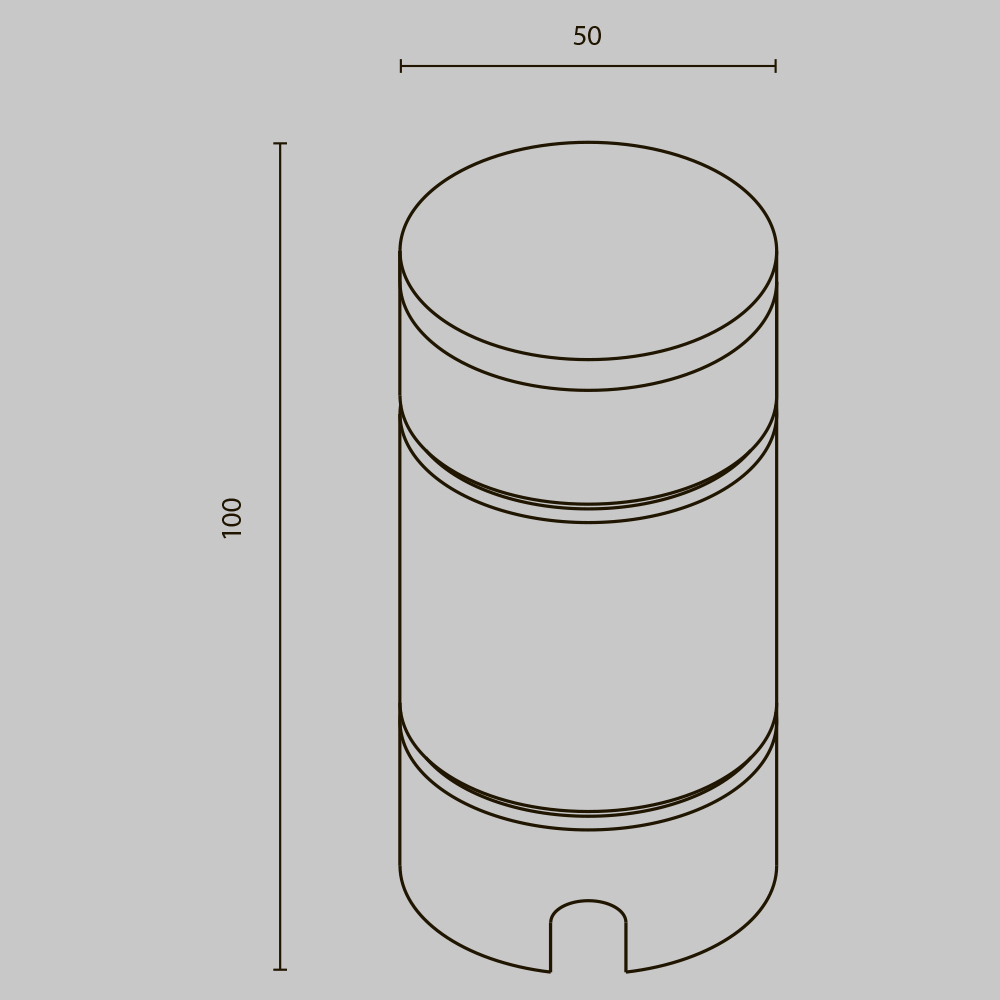 картинка Ландшафтный светильник Outdoor O474FL-L2GF3K