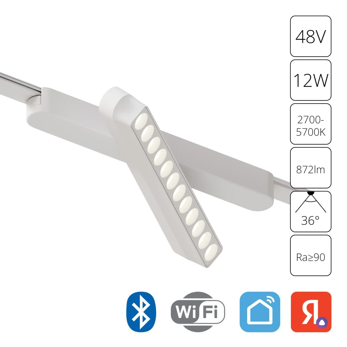 картинка Магнитный трековый светильник Arte Lamp RAPID SMART A2961PL-1WH