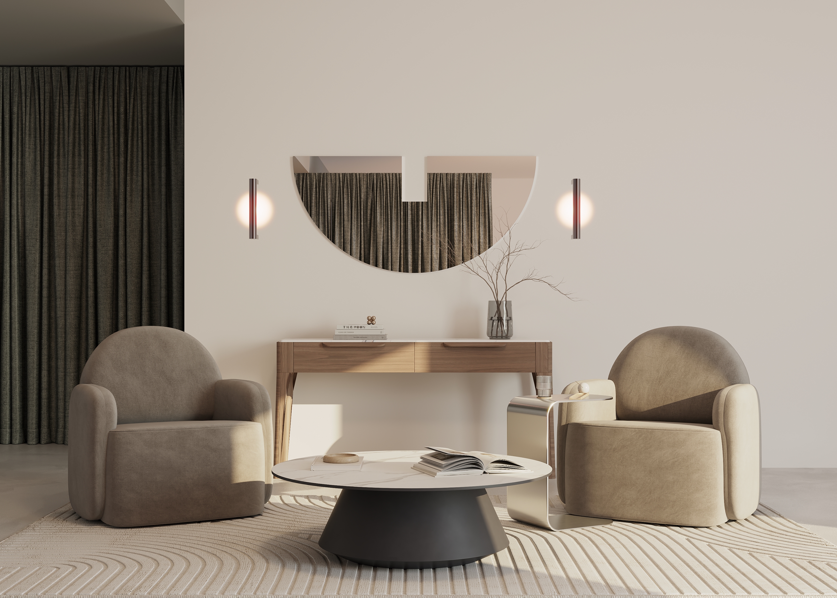 картинка Настенный светильник (бра) Maytoni MOD288WL-L5CH3K