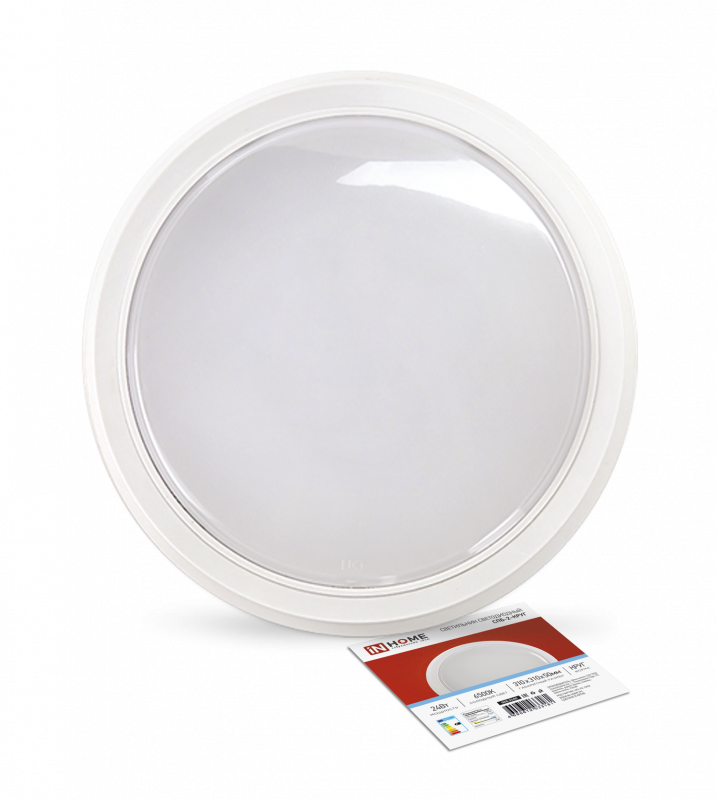 картинка Светильник светодиодный СПБ-2-КРУГ 24Вт 230В 4000К 1700Лм 310мм белый IN HOME