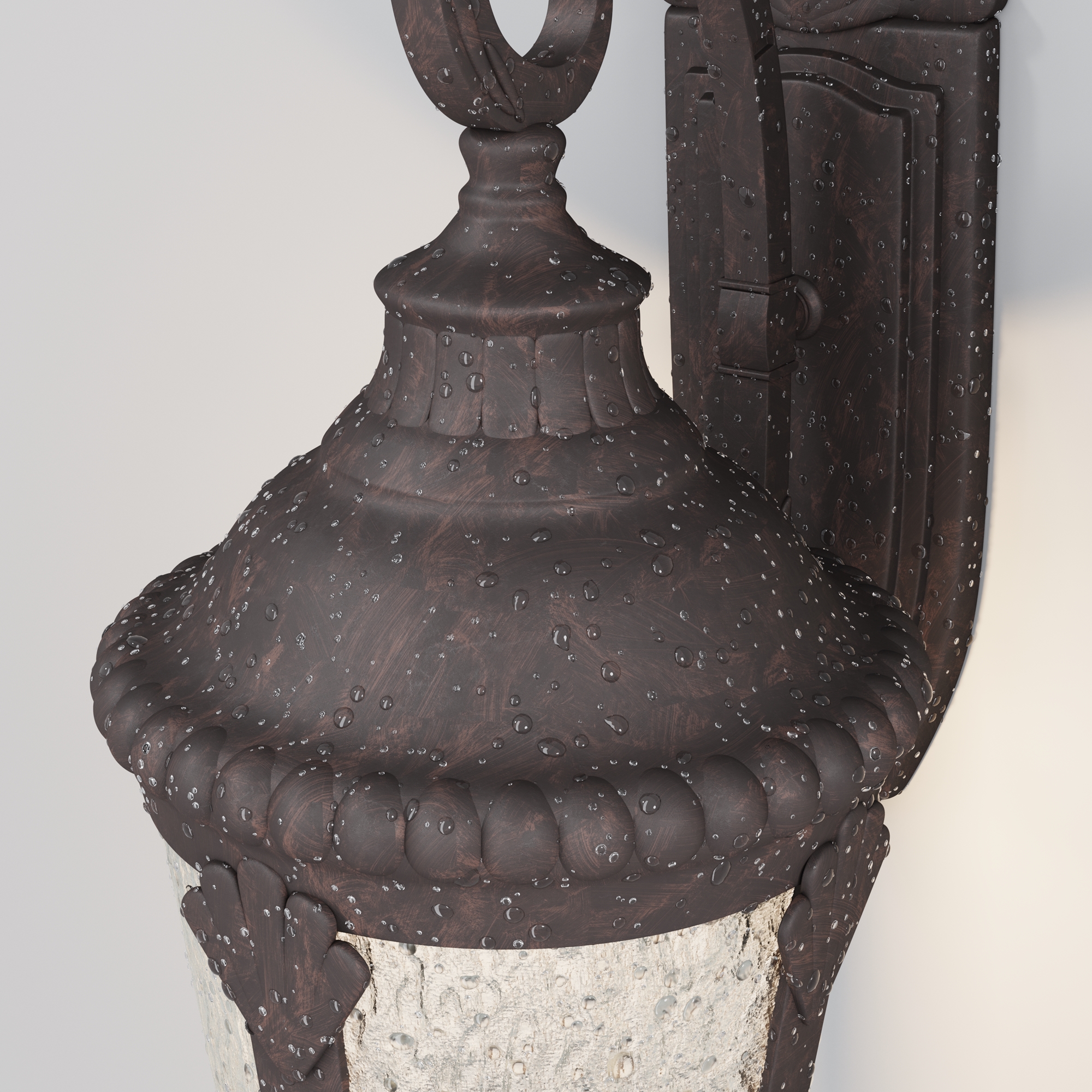 картинка Настенный светильник (бра) Outdoor O029WL-01BZ