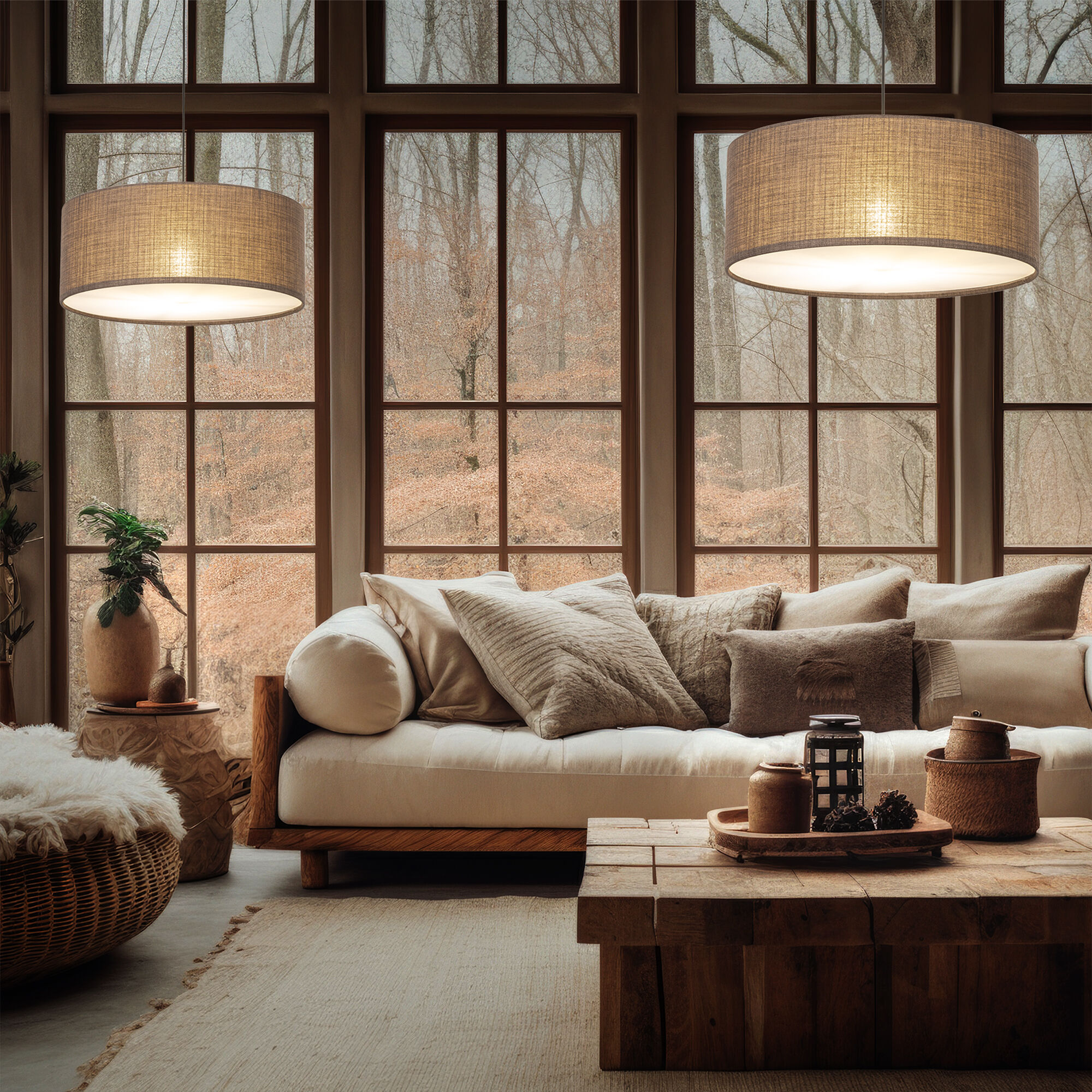 картинка Подвесной светильник с тканевым рассеивателем 10100 Earth