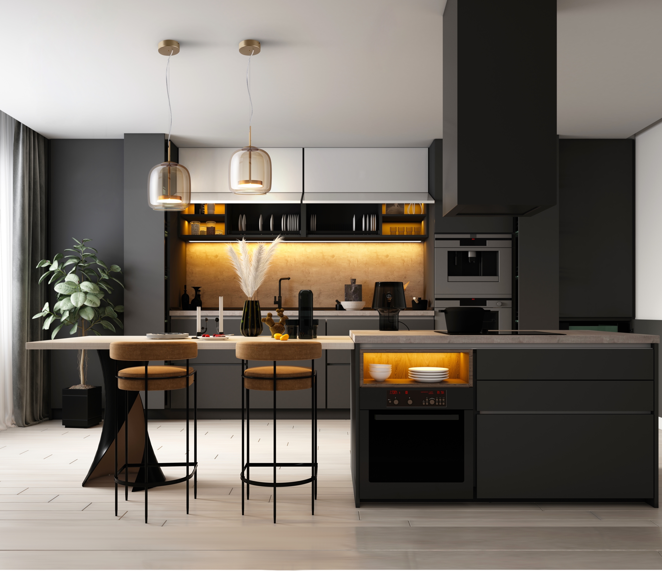 картинка Подвесной светильник Maytoni MOD128PL-L6AM