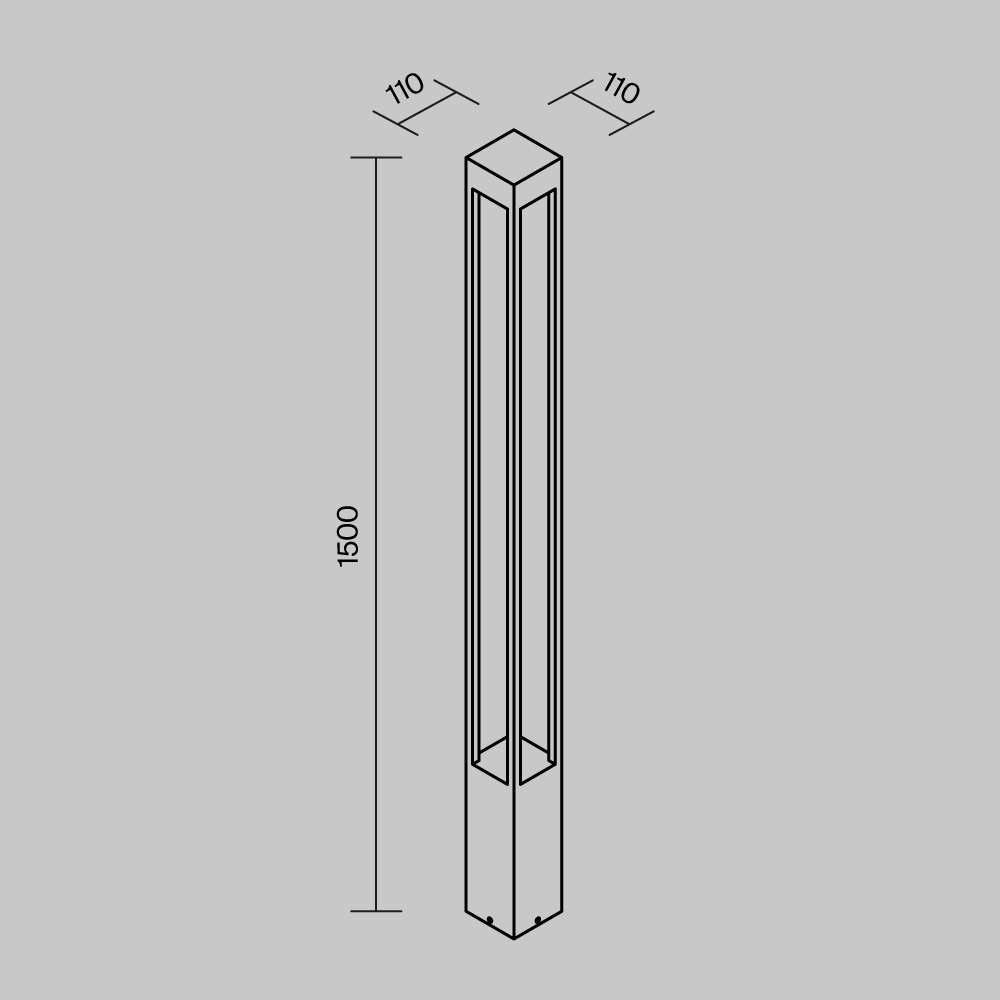 картинка Садово-парковый светильник Outdoor O424FL-L20GF