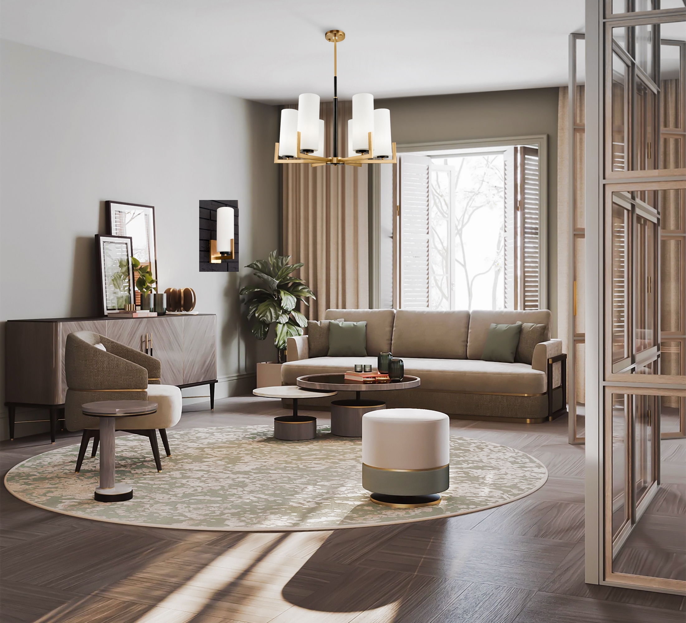 картинка Люстра Maytoni MOD089PL-06BS