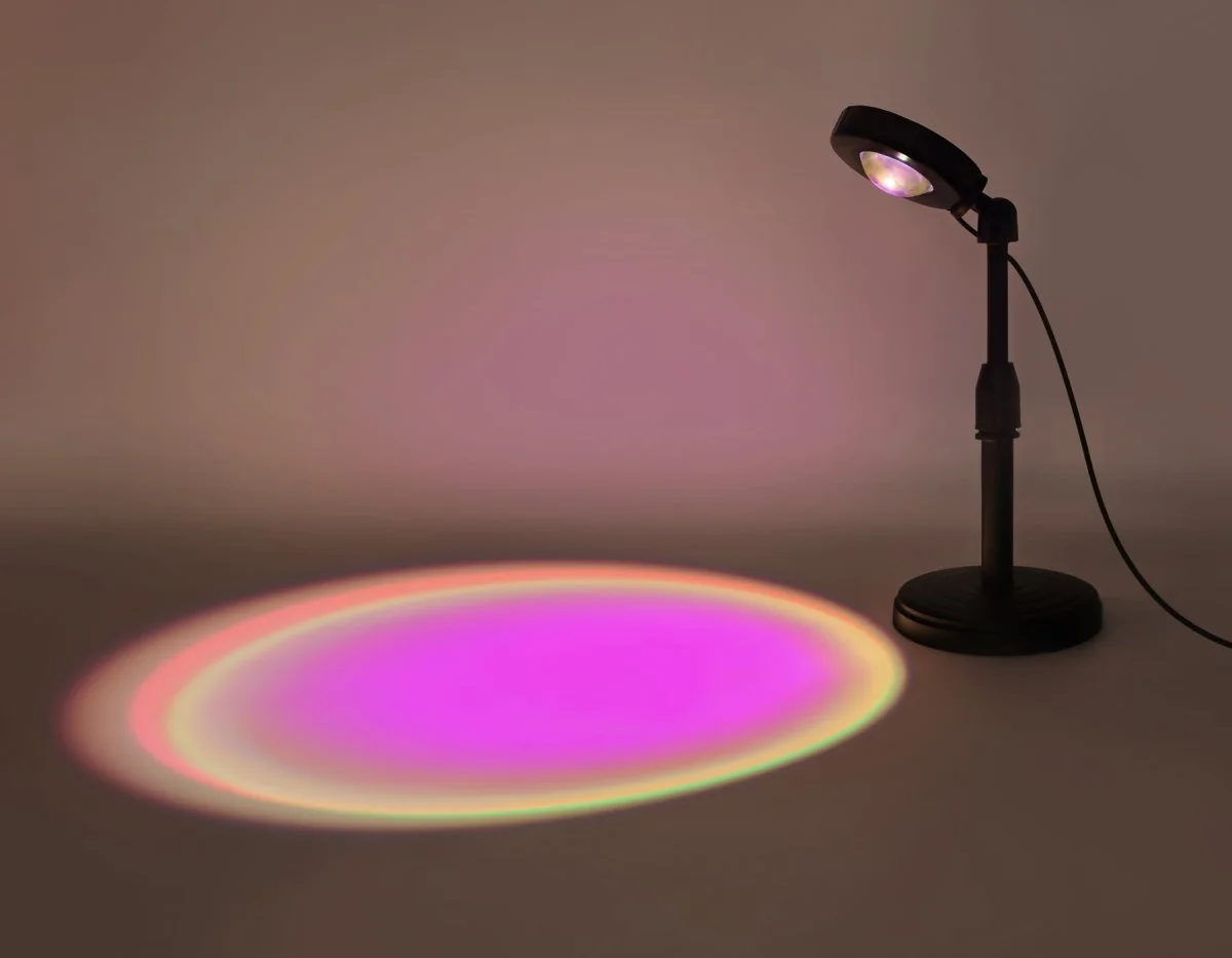 картинка Атмосферная светодиодная настольная лампа с пультом DE8385