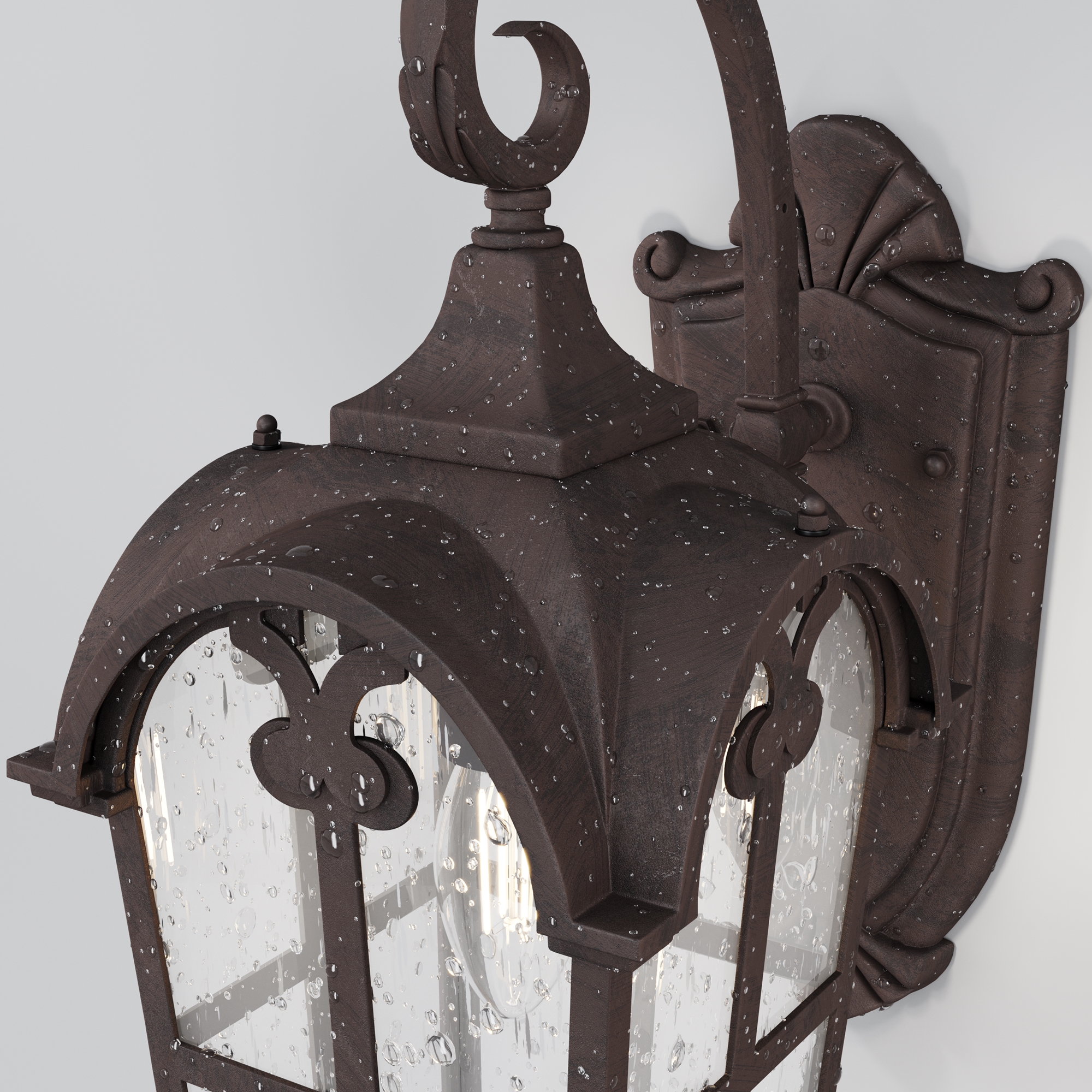 картинка Настенный светильник (бра) Outdoor O413WL-01BZ