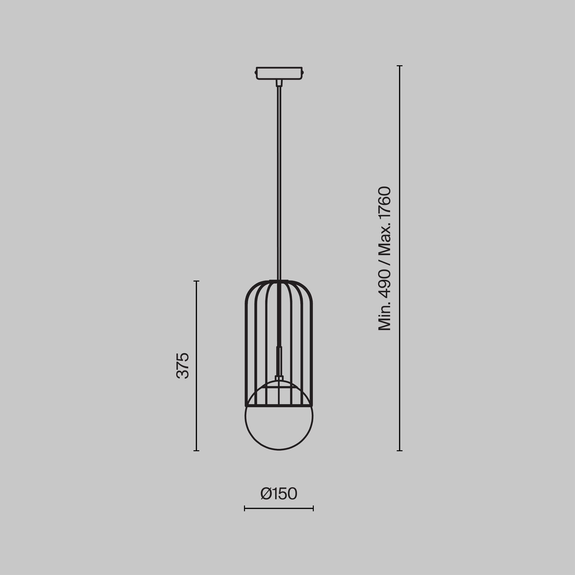 картинка Подвесной светильник Maytoni P362PL-01G