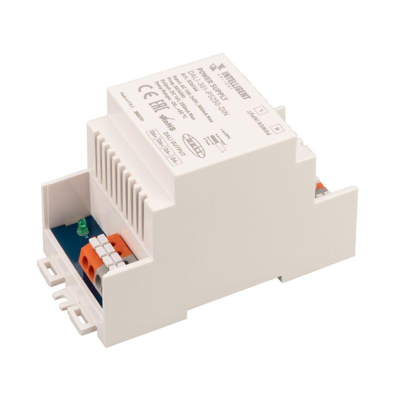картинка Блок питания шины DALI-301-PS250-DIN 230В 250мА INTELLIGENT DIN-рейка Arlight 026166