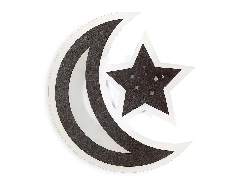 картинка Настенный светодиодный светильник в форме луны FW114