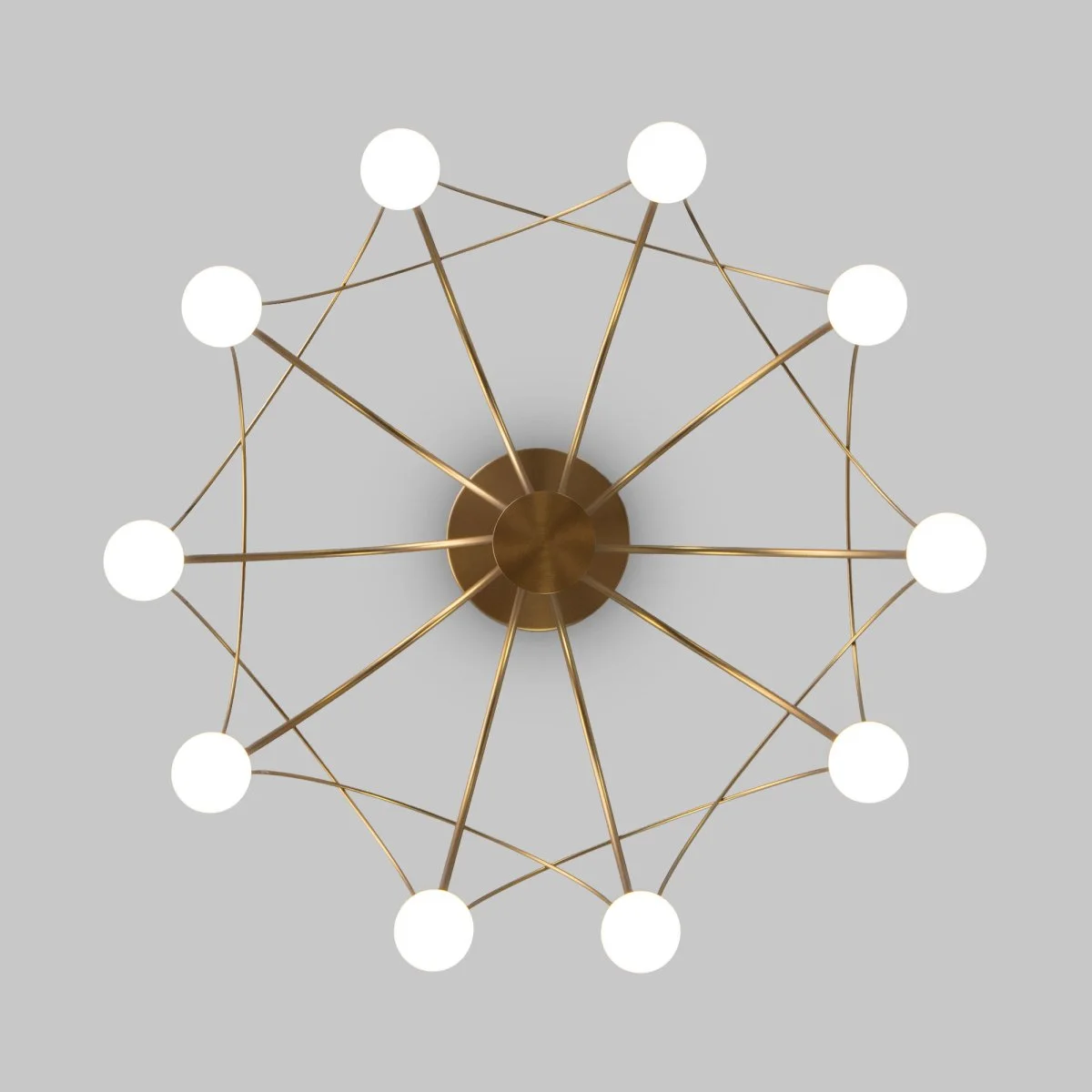 картинка Потолочный светодиодный светильник 90031/10 LED золото