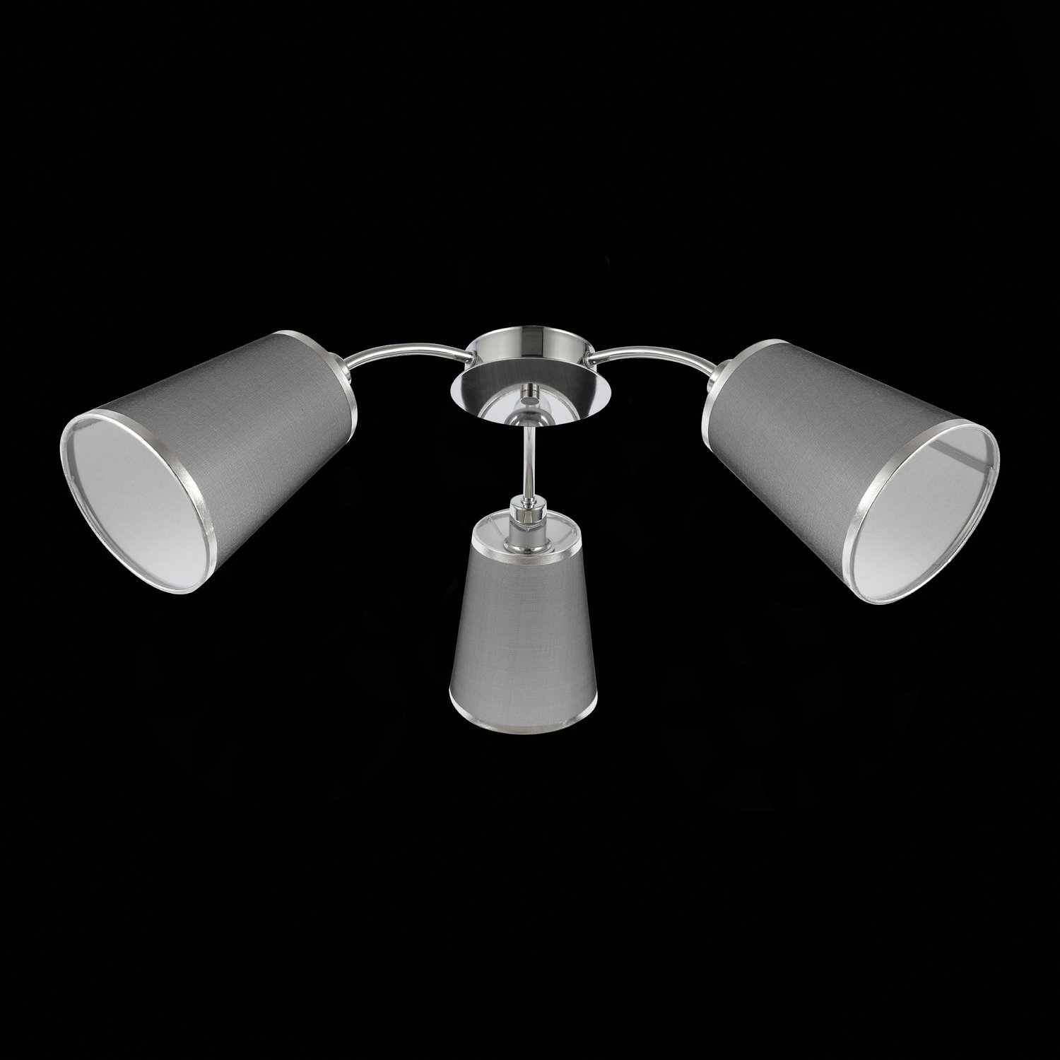 картинка SLE103002-03 Светильник потолочный Хром/Черный E14 3*40W