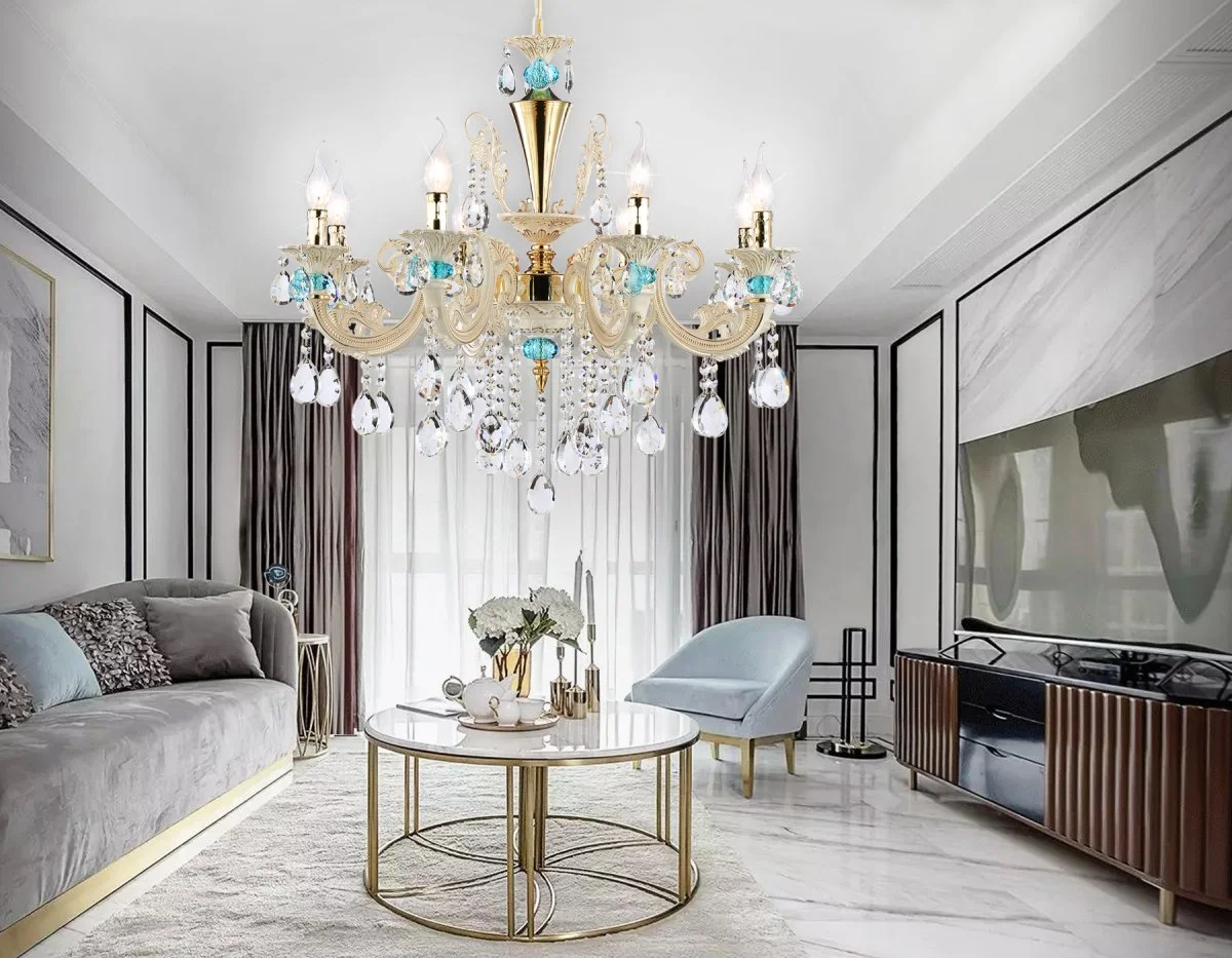 картинка Подвесная люстра с хрусталем TR4926