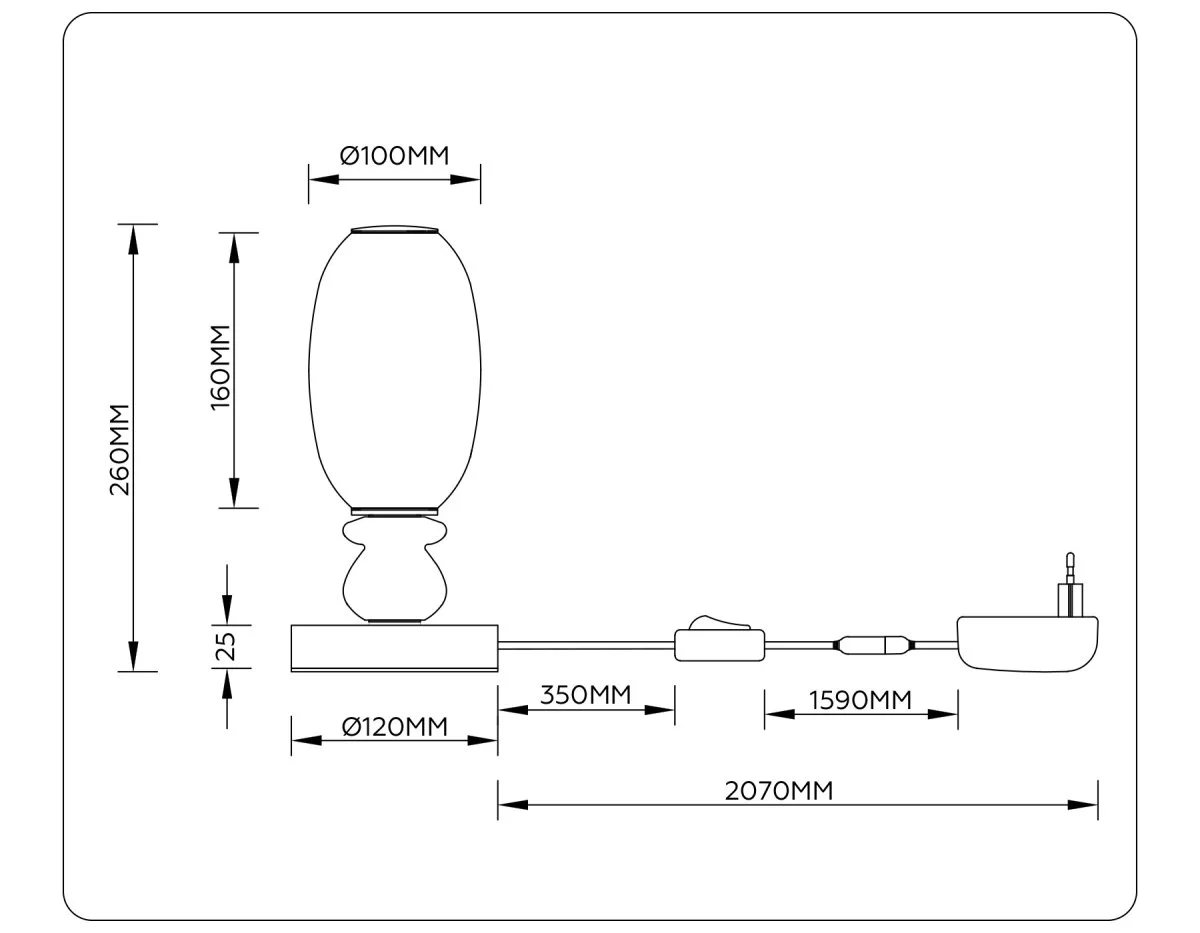 картинка Настольная светодиодная лампа LH53154