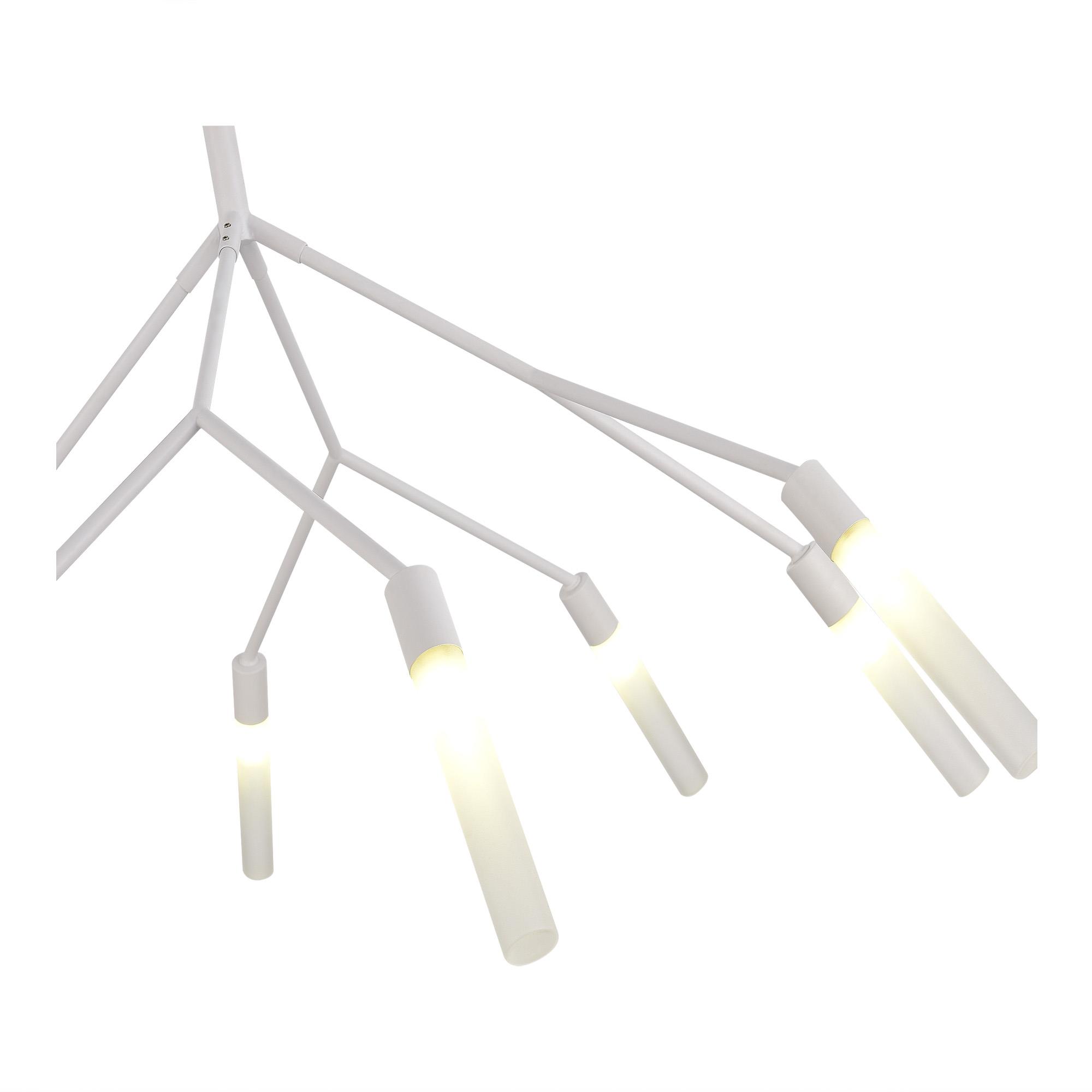 картинка SLE1129-503-08 Светильник подвесной Белый/Белый G9 8*5W