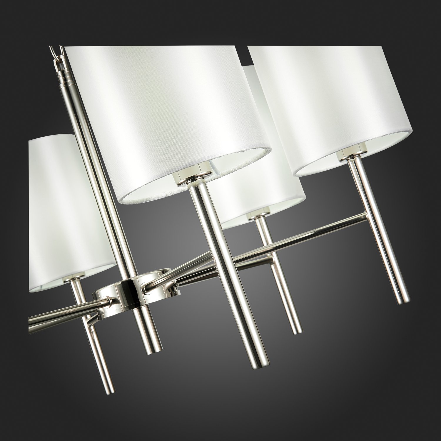 картинка SLE107303-06 Светильник подвесной Никель/Белый E14 6*40W