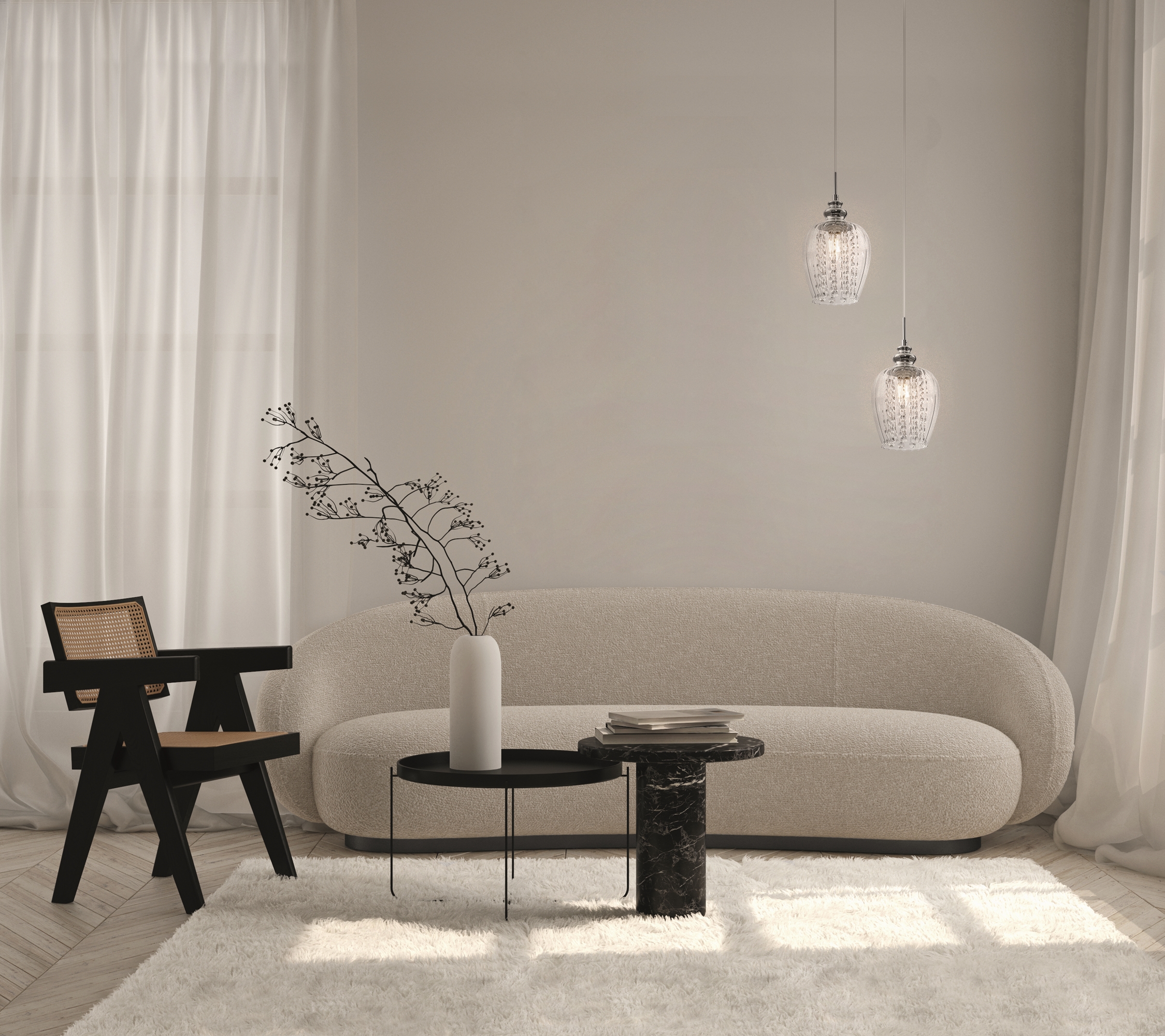 картинка Подвесной светильник Maytoni MOD044-PL-01-N