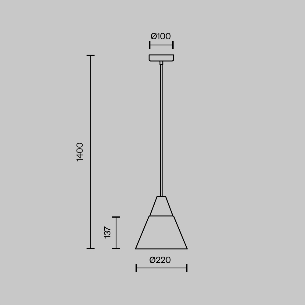 картинка Подвесной светильник Maytoni P359-PL-01-W