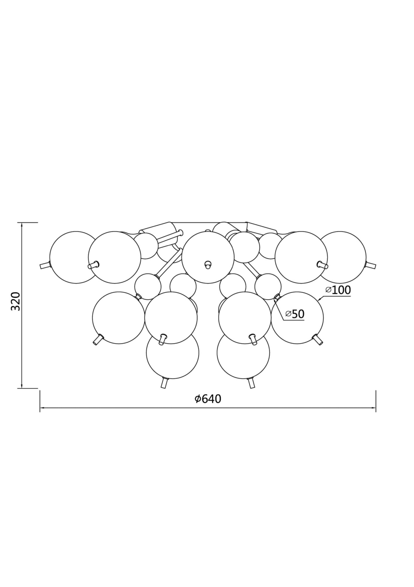 картинка Потолочный светильник Maytoni MOD133CL-04CH