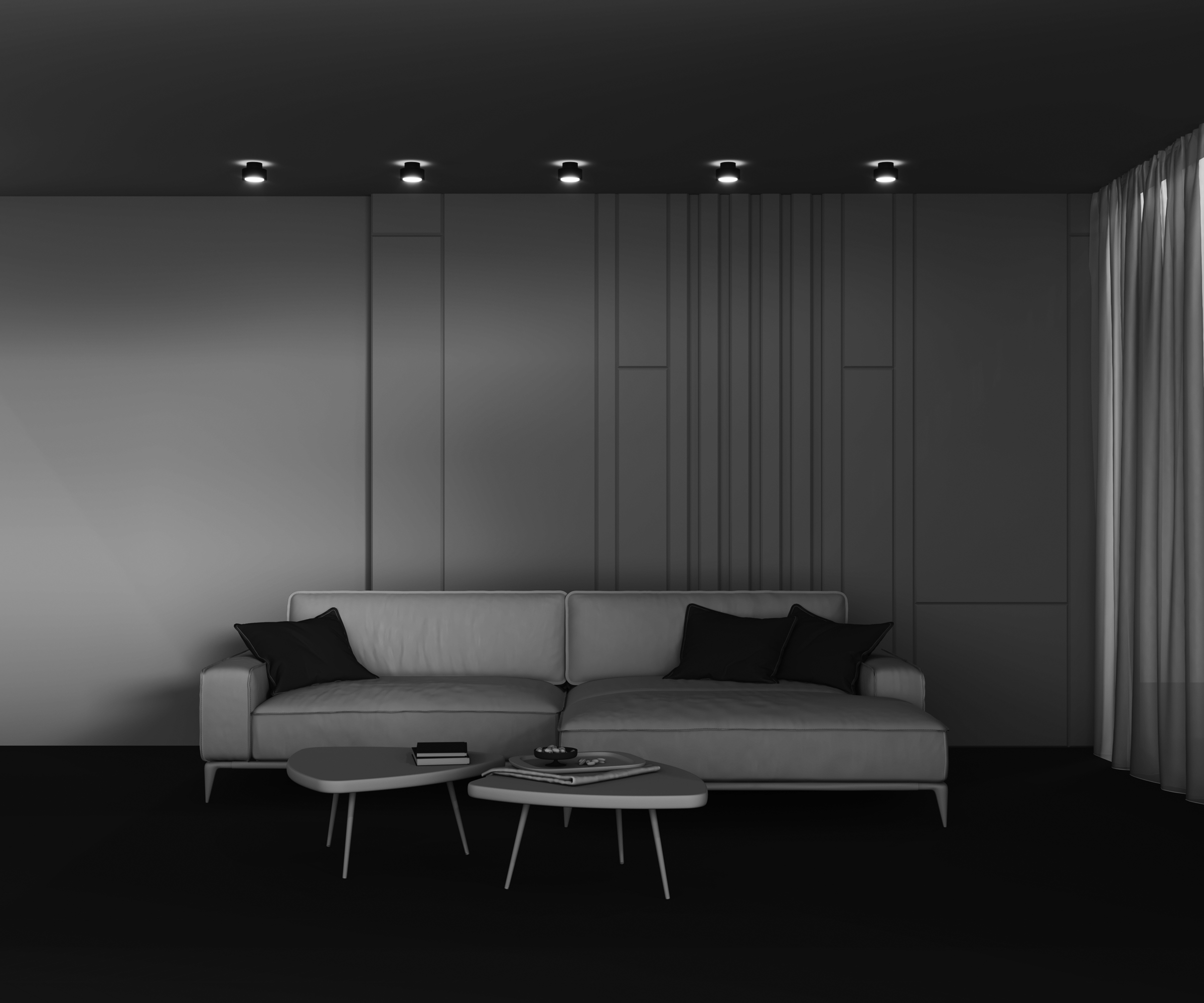 картинка Потолочный светильник Technical C092CL-GX53-B