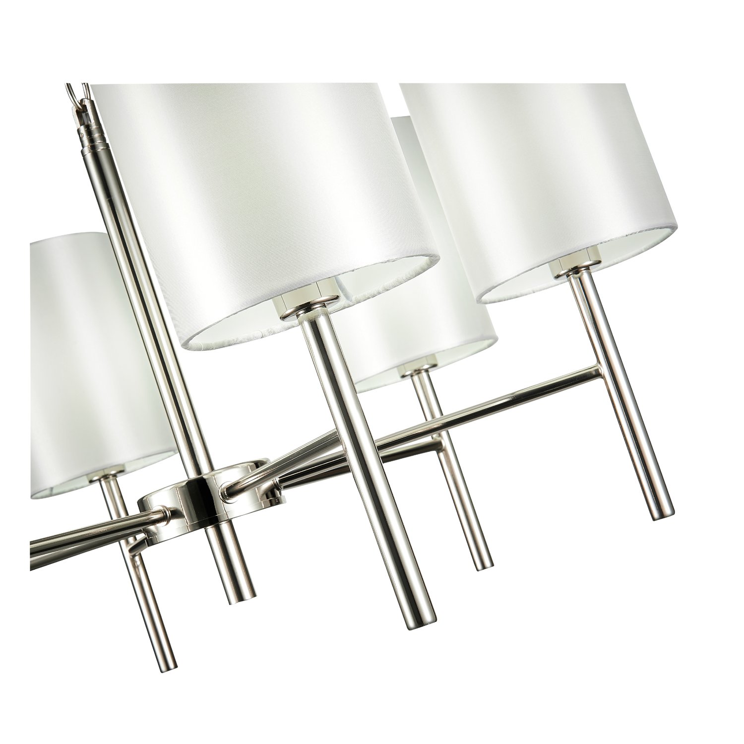 картинка SLE107303-06 Светильник подвесной Никель/Белый E14 6*40W