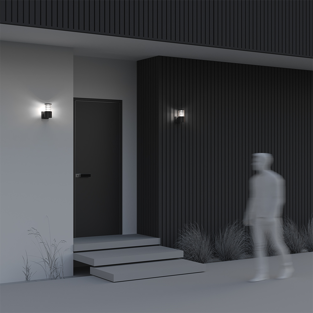 картинка Настенный светильник (бра) Outdoor O576WL-01B