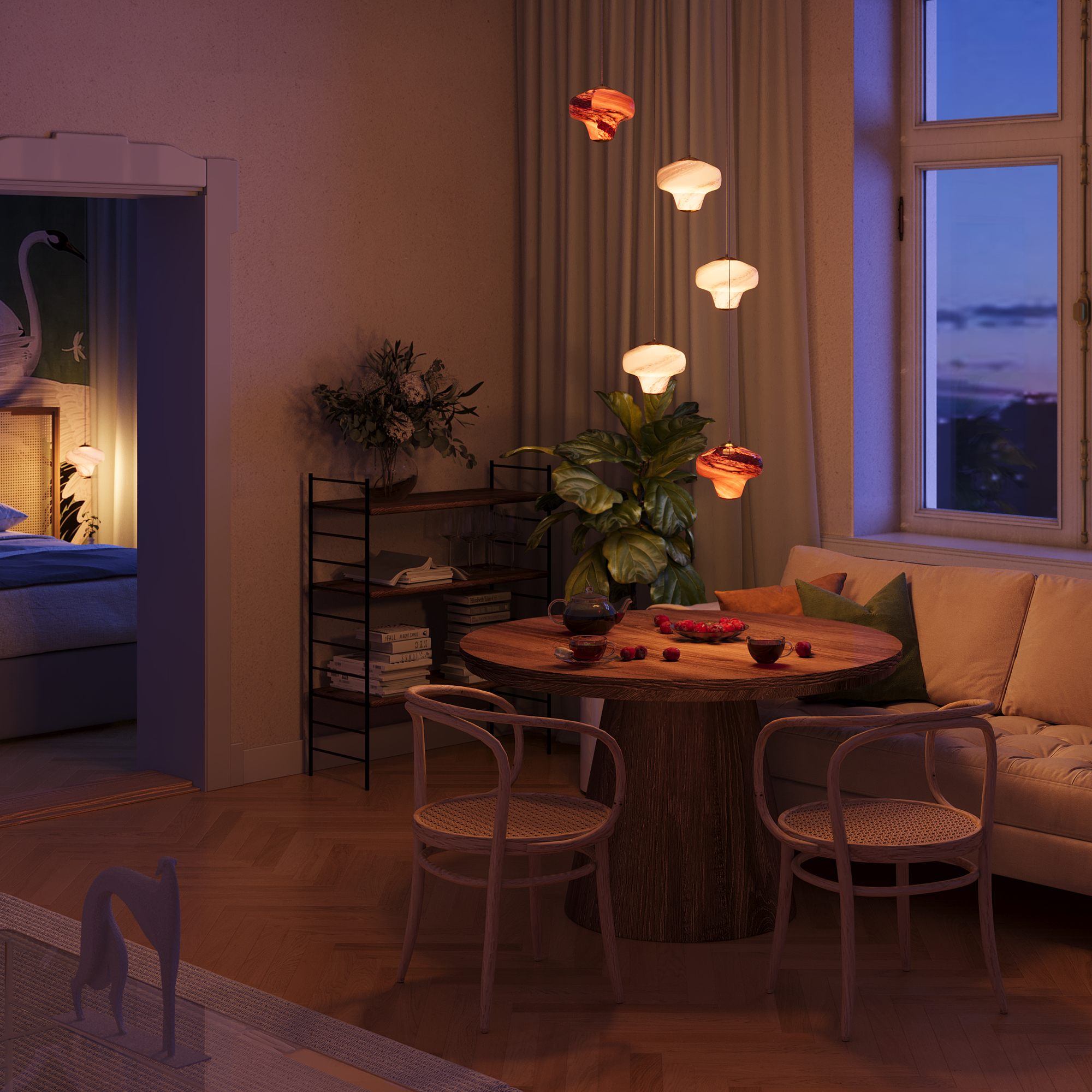 картинка Подвесной светильник Maytoni MOD359PL-L17BS3K