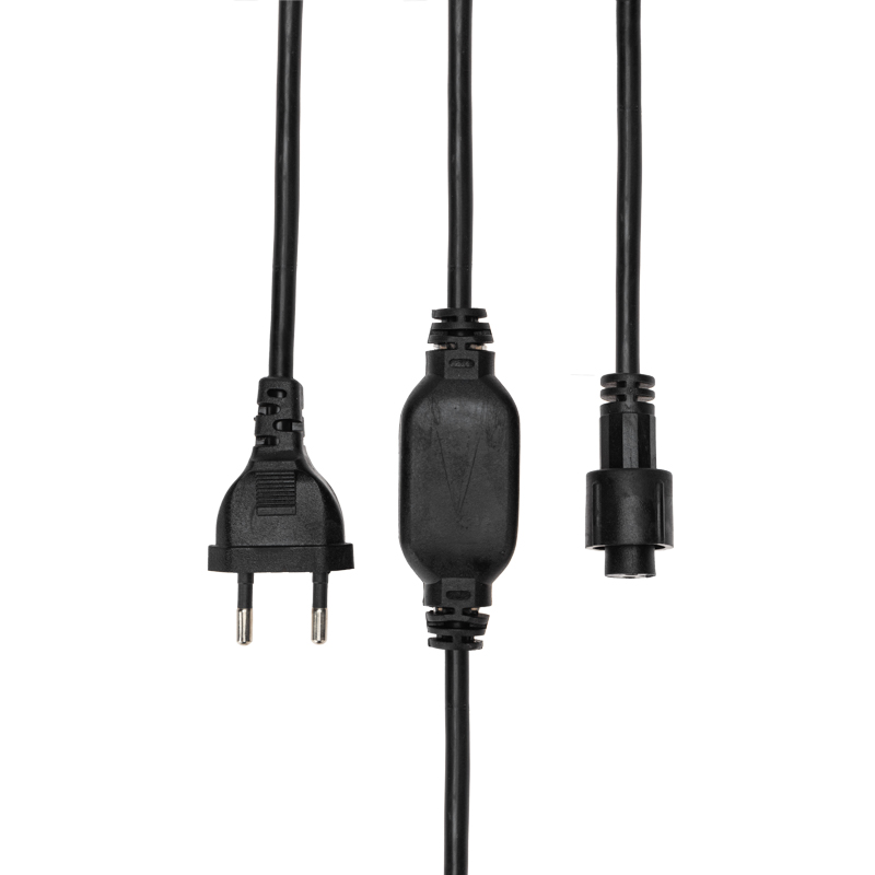 картинка Блок питания для уличных гирлянд 230В, 3А, черный ПВХ, IP65 NEON-NIGHT