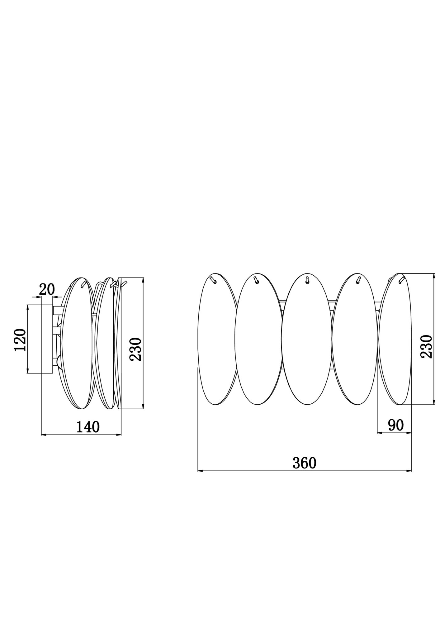картинка Настенный светильник (бра) Freya FR5189WL-02CH