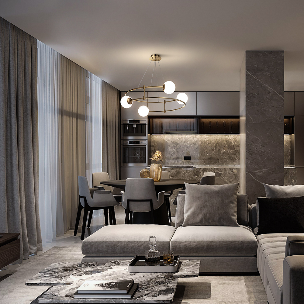 картинка Подвесной светильник Maytoni MOD317PL-04G