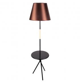 картинка 1072/1 черный+ шоколад (2) Светильник напольный