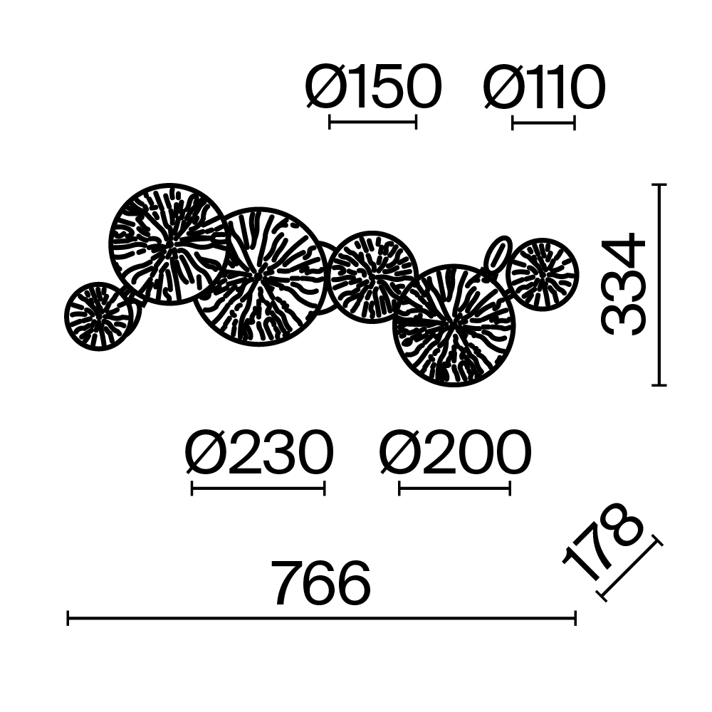 картинка Настенный светильник (бра) Maytoni MOD082WL-04G