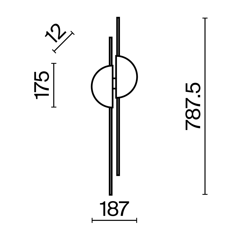 картинка Настенный светильник (бра) Maytoni MOD179WL-L22W4K1