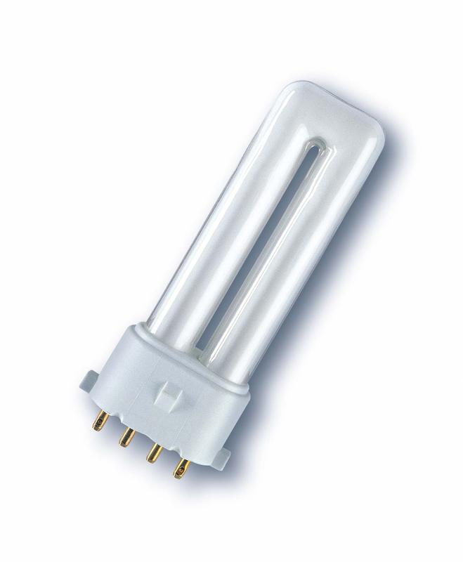 картинка Лампа люминесцентная компакт. DULUX S/E 11W/840 2G7 10х1 RU OSRAM LEDVANCE 4099854123641