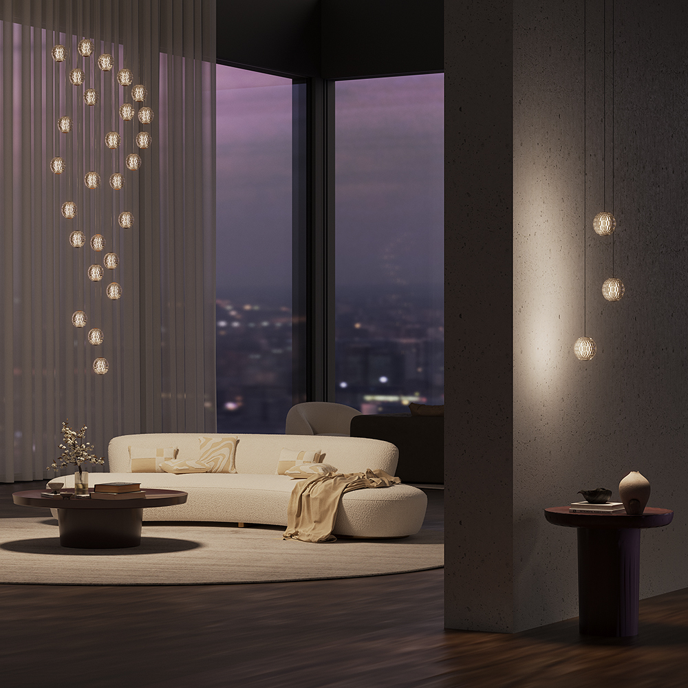 картинка Подвесной светильник Maytoni MOD293PL-L18BS3K