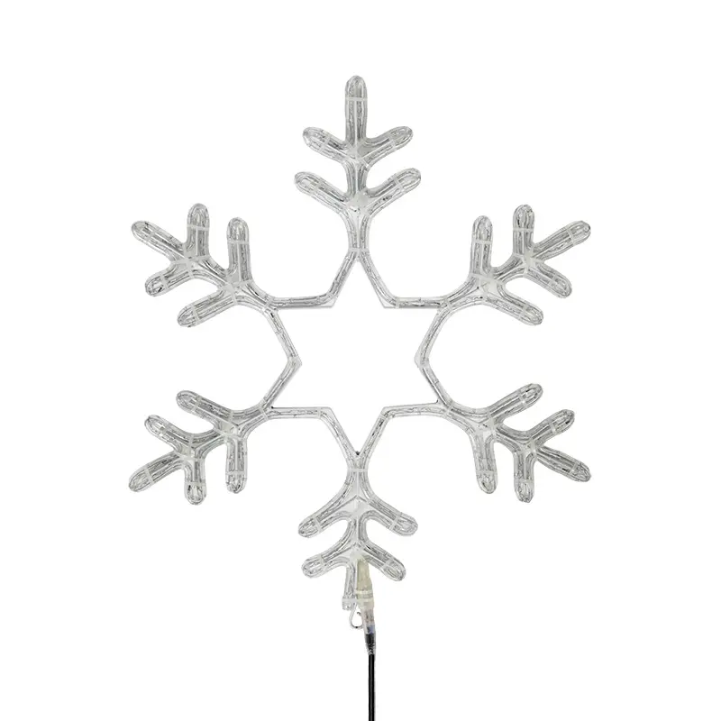 картинка Светодиодная фигура из дюралайта Снежинка 55x55см СИНИЙ NEON-NIGHT