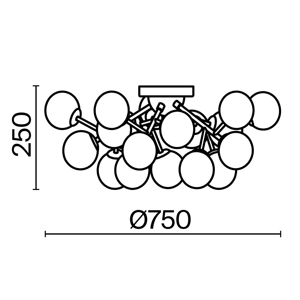 картинка Потолочный светильник Maytoni MOD545PL-20CH
