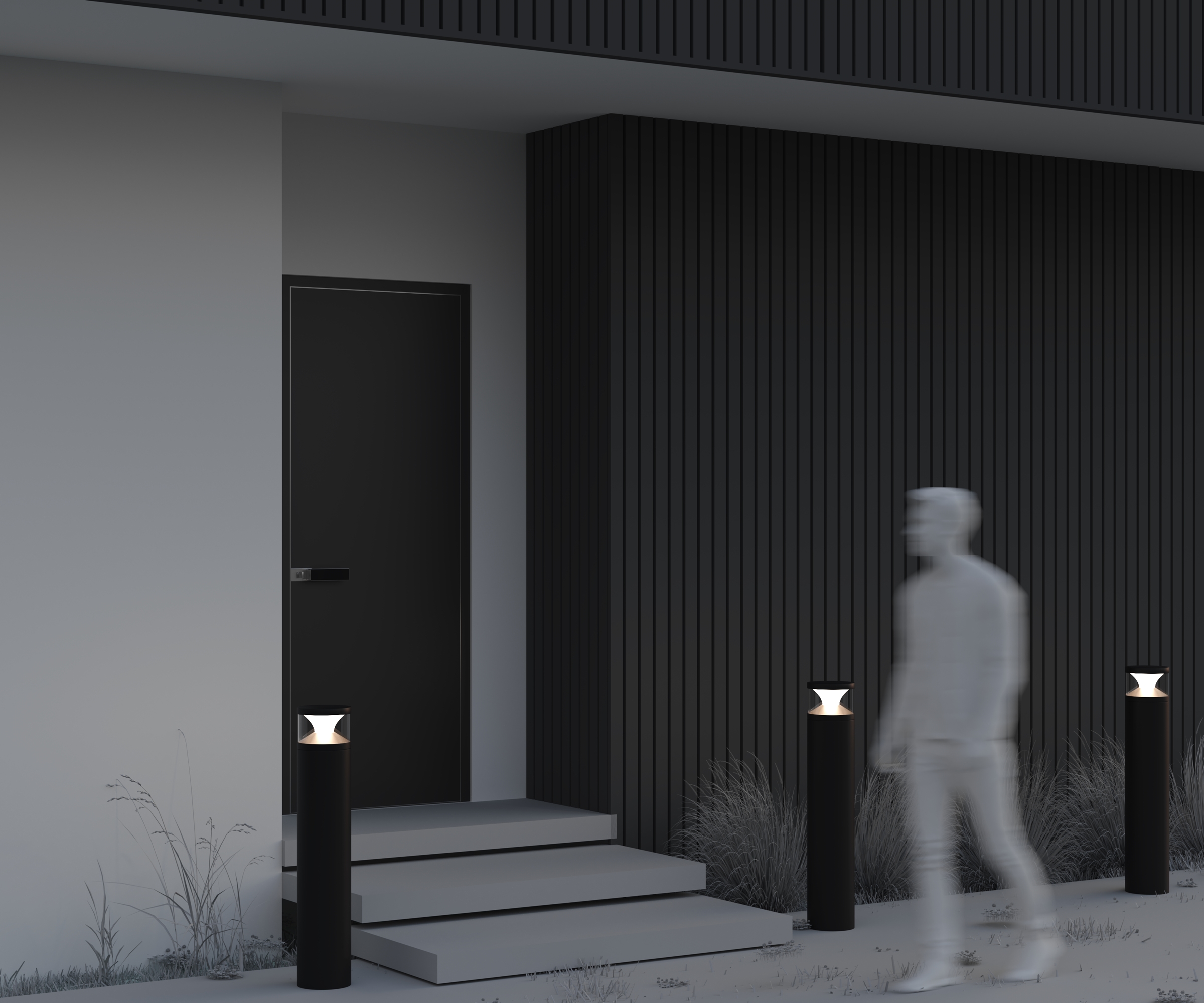 картинка Ландшафтный светильник Outdoor O496FL-L21B3K2