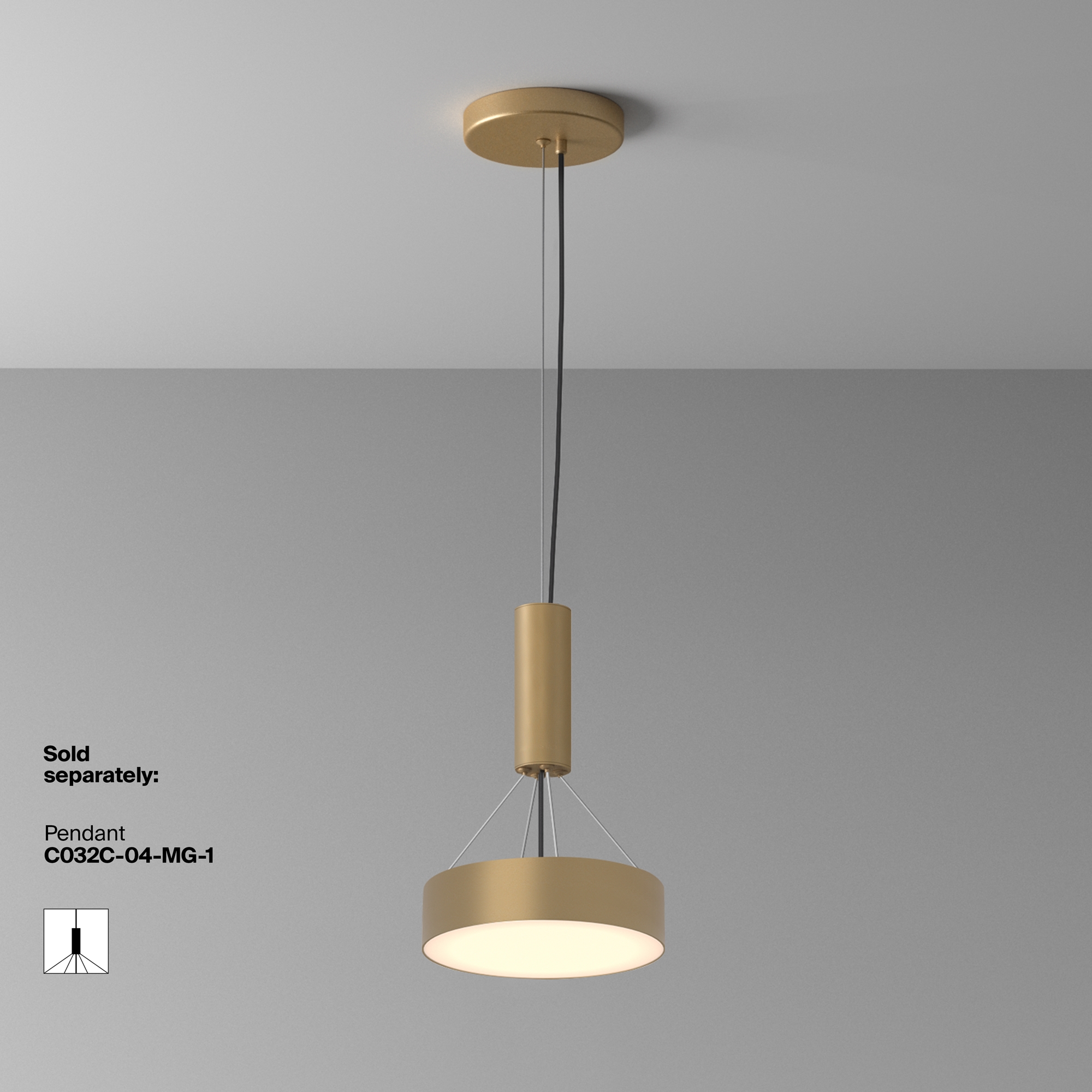 картинка Потолочный светильник Technical C032CL-24W3K-RD-MG