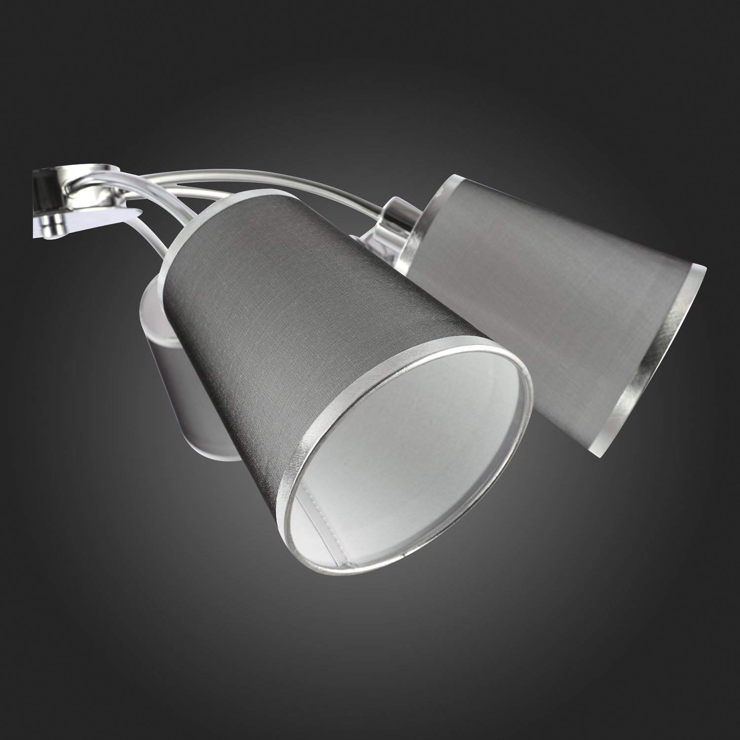 картинка SLE103002-08 Светильник потолочный Хром/Черный E14 8*40W