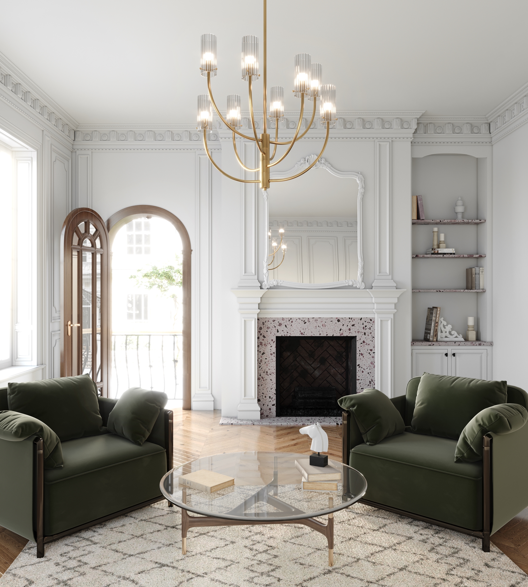 картинка Подвесной светильник Maytoni MOD223PL-08BS