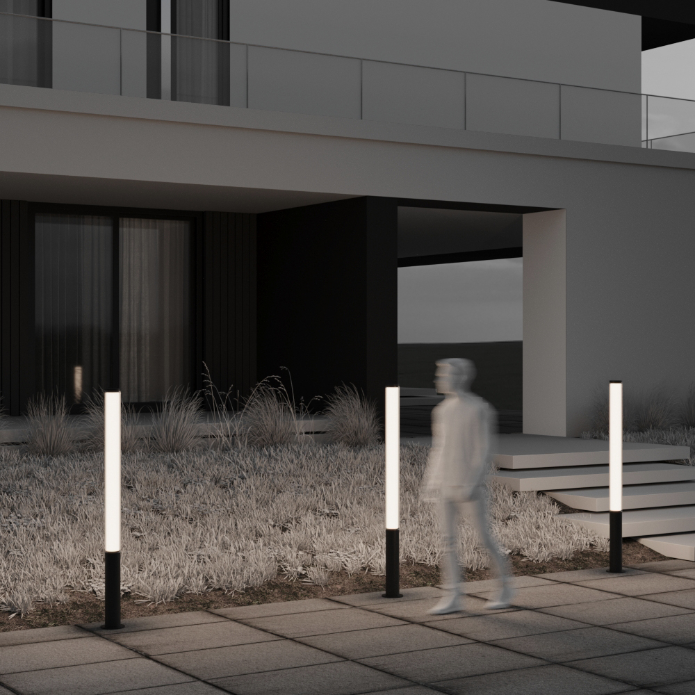 картинка Садово-парковый светильник Outdoor O467FL-L70B3K