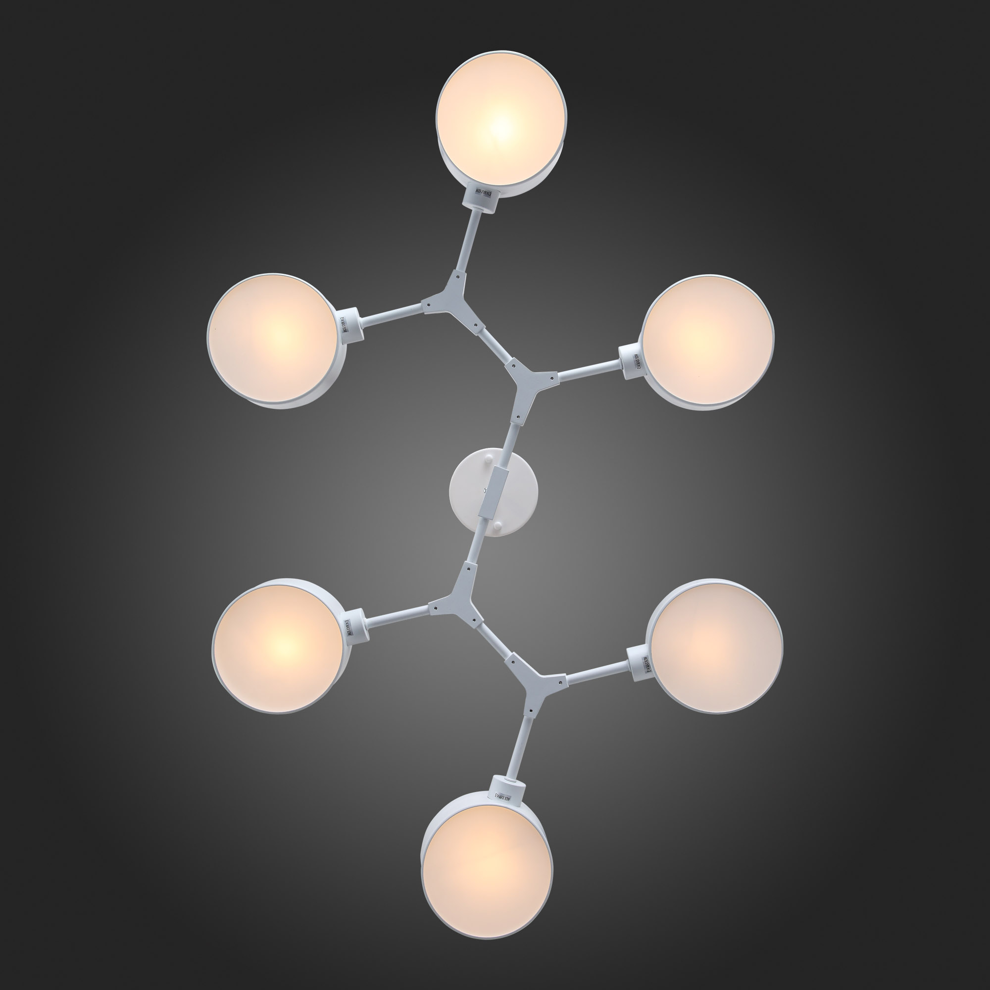 картинка SLE183502-06 Светильник потолочный Белый/Белый E14 6*60W