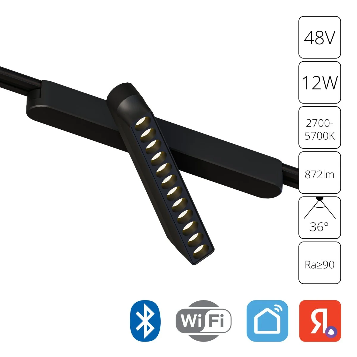 картинка Магнитный трековый светильник Arte Lamp RAPID SMART A2961PL-1BK