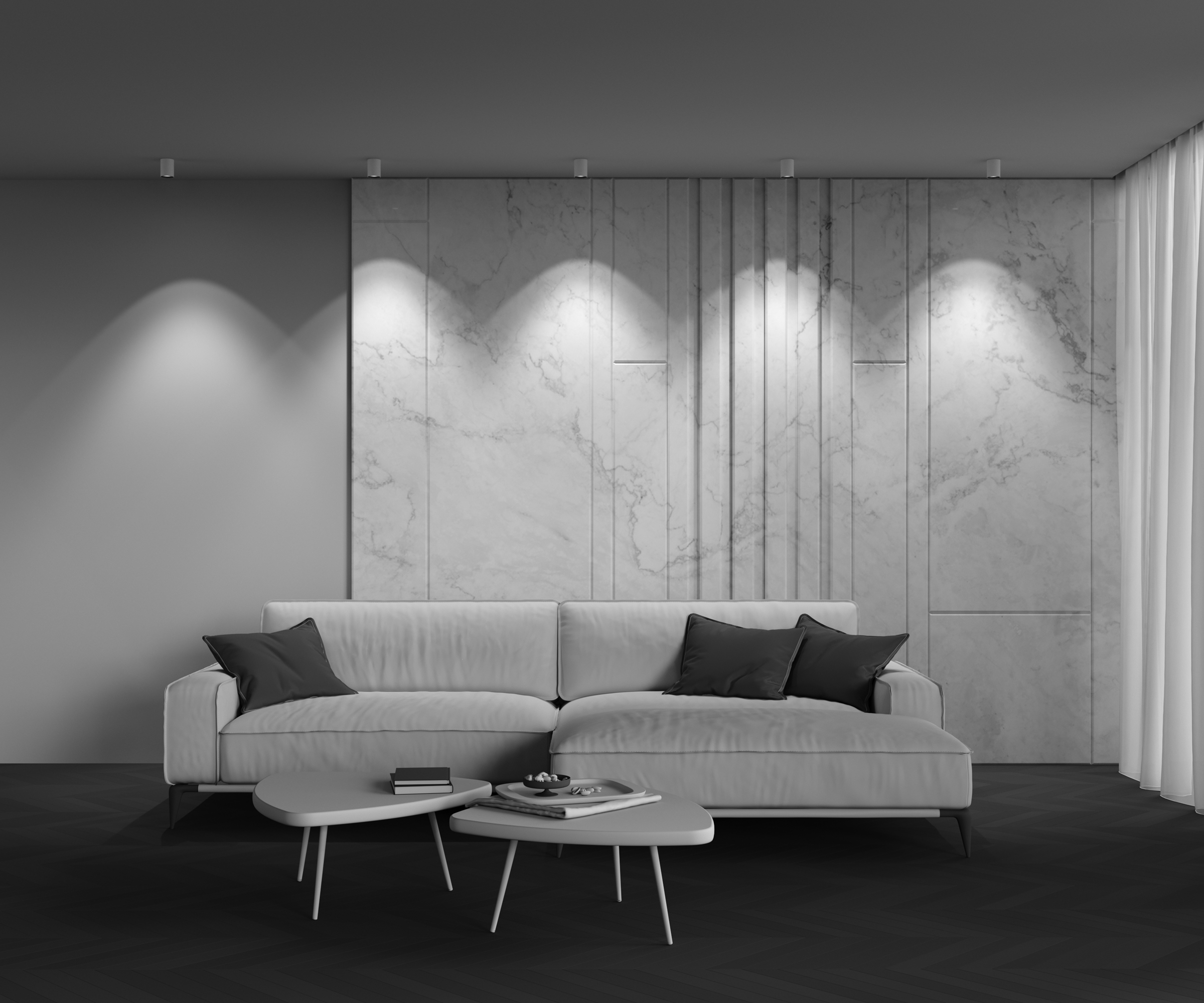 картинка Потолочный светильник Technical C064CL-8W4K-RD-WB