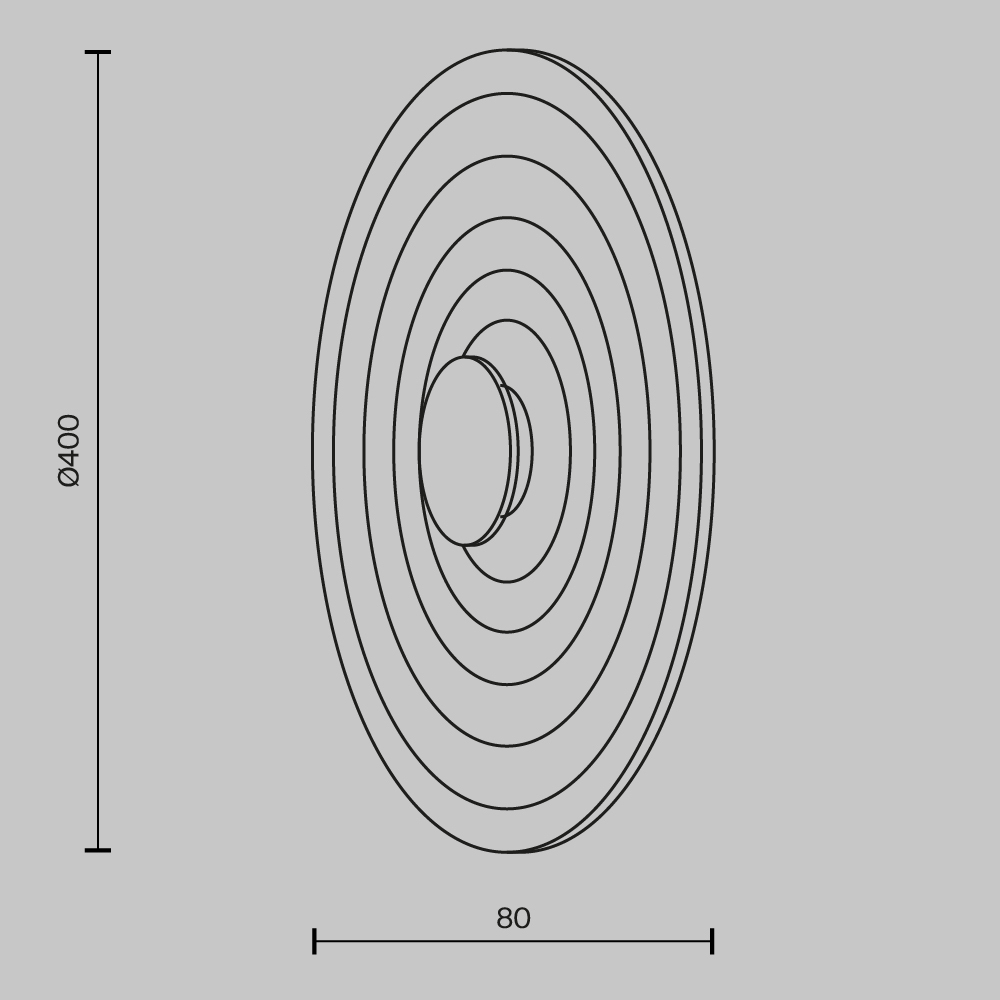 картинка Настенный светильник (бра) Maytoni MOD400WL-L5W3K