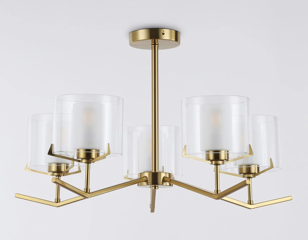 картинка Люстра со стеклянными плафонами на штанге LH57007