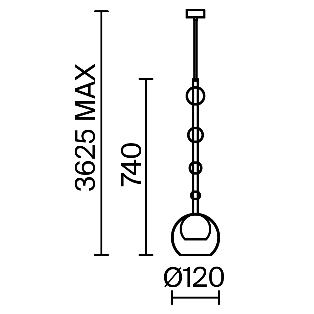картинка Подвесной светильник Maytoni MOD227PL-01B1