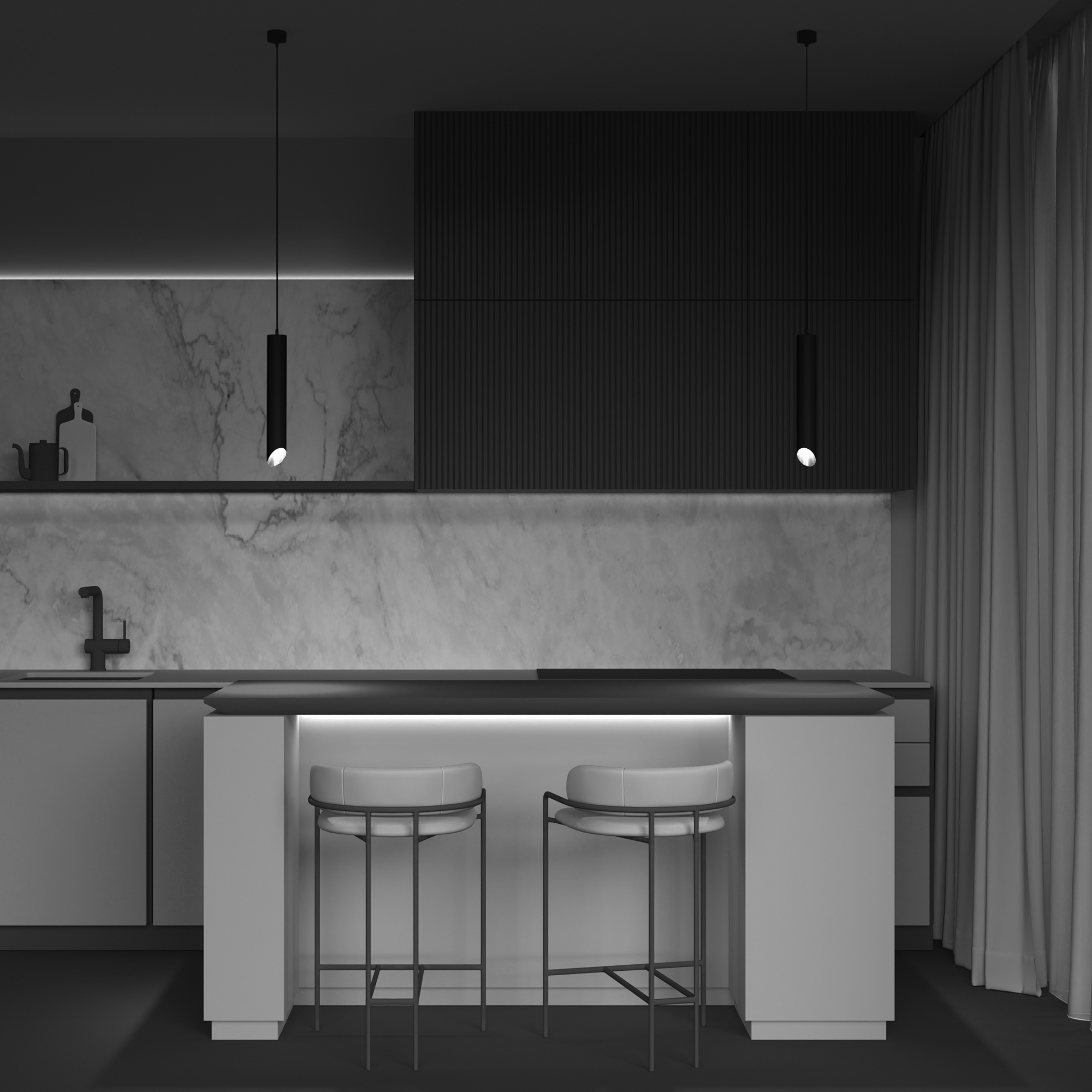 картинка Подвесной светильник Technical P044PL-01-30GU10-B